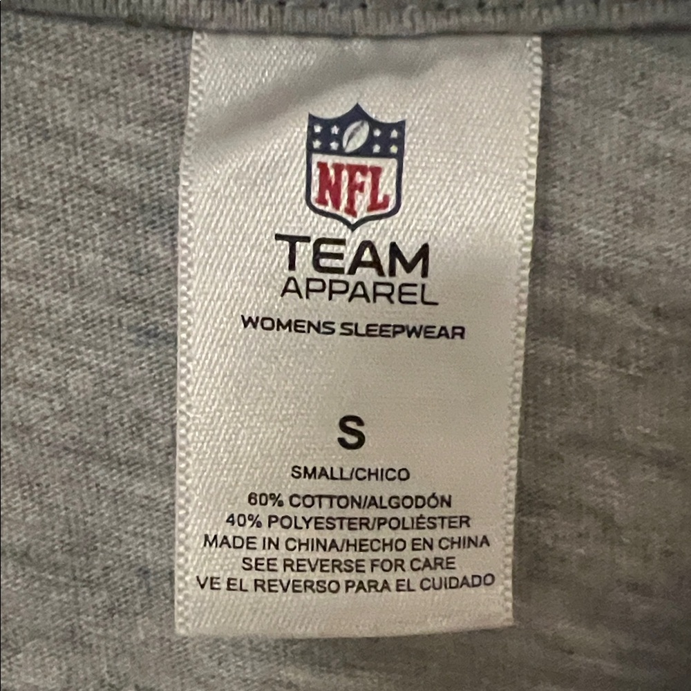 NFL Team Apparel Gray Women's Sleepwear - Picture 2 of 5